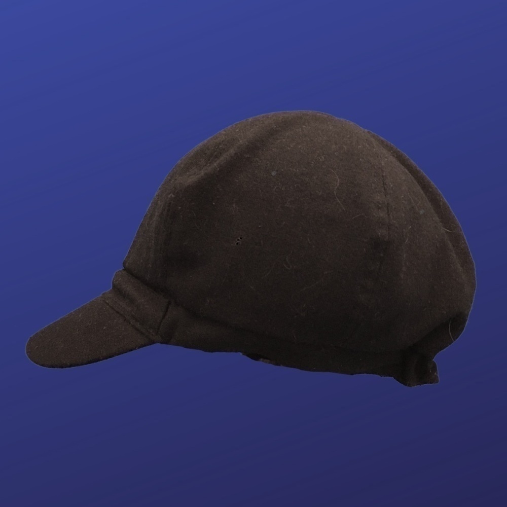 Target Classic Baker Boy Newsboy Cap, Buckled Brim, BLACK, One Size, NWOT